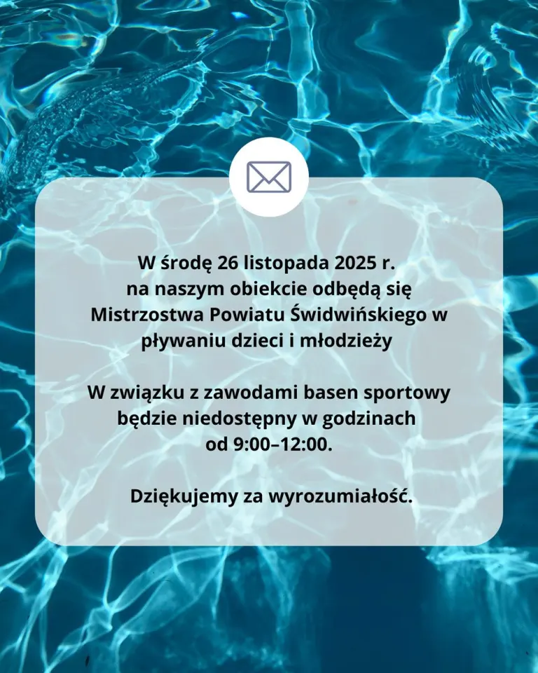 Mistrzostwa Powiatu Świdwińskiego w pływaniu dzieci i młodzieży